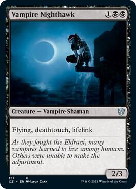 Vampire Nighthawk (157) [Commander 2021]