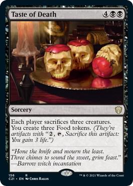 Taste of Death (156) [Commander 2021]