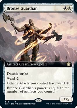 Bronze Guardian (Extended Art) (340) [Commander 2021] [Extended Art]