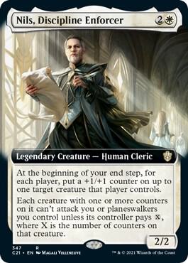 Nils, Discipline Enforcer (Extended Art) (347) [Commander 2021] [Extended Art]