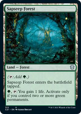 Sapseep Forest (313) [Commander 2021]