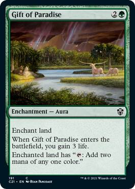 Gift of Paradise (191) [Commander 2021]