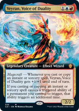 Veyran, Voice of Duality (Extended Art) (330) [Commander 2021] [Extended Art]