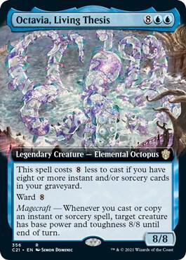 Octavia, Living Thesis (Extended Art) (356) [Commander 2021] [Extended Art]