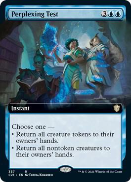 Perplexing Test (Extended Art) (357) [Commander 2021] [Extended Art]