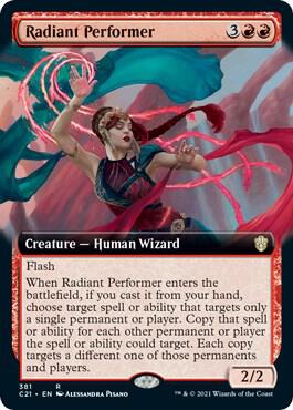 Radiant Performer (Extended Art) (381) [Commander 2021] [Extended Art]