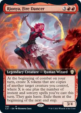 Rionya, Fire Dancer (Extended Art) (382) [Commander 2021] [Extended Art]