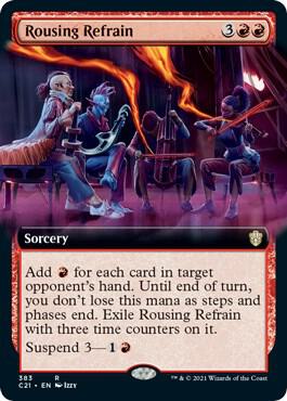Rousing Refrain (Extended Art) (383) [Commander 2021] [Extended Art]