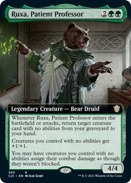 Ruxa, Patient Professor (Extended Art) (393) [Commander 2021] [Extended Art]