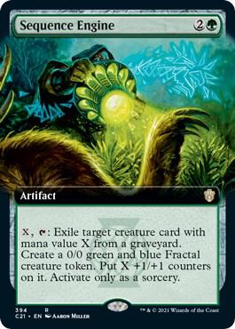 Sequence Engine (Extended Art) (394) [Commander 2021] [Extended Art]