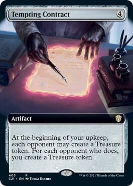 Tempting Contract (Extended Art) (405) [Commander 2021] [Extended Art]