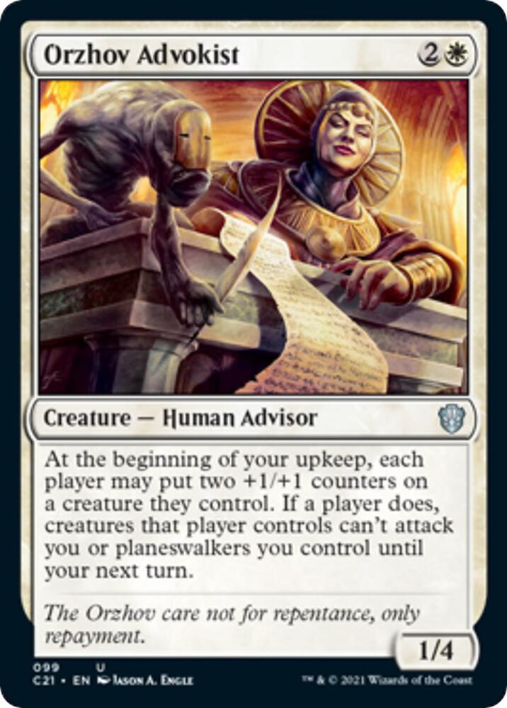 Orzhov Advokist (99) [Commander 2021]
