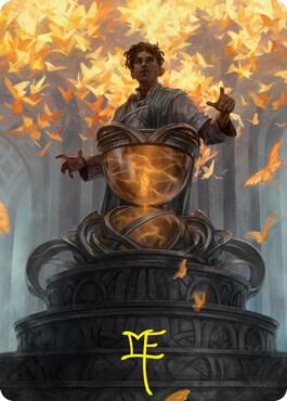 Introduction to Prophecy Art Card (Gold-Stamped Signature) (1) [Strixhaven Art Series]