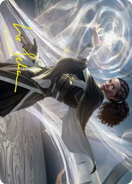 Clever Lumimancer Art Card (Gold-Stamped Signature) (2) [Strixhaven Art Series]