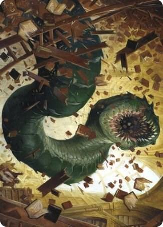 Bookwurm Art Card (14) [Strixhaven Art Series]