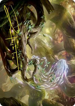 Emergent Sequence Art Card (Gold-Stamped Signature) (17) [Strixhaven Art Series]