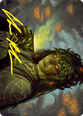 Dina, Soul Steeper Art Card (Gold-Stamped Signature) (23) [Strixhaven Art Series]
