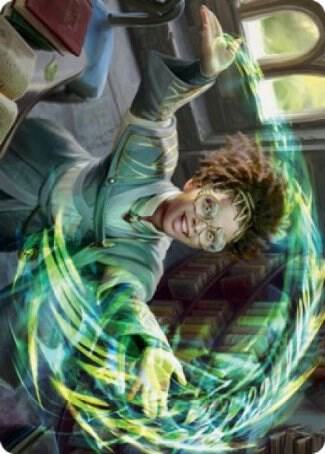 Eureka Moment Art Card (25) [Strixhaven Art Series]