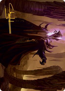 Extus, Oriq Overlord Art Card (Gold-Stamped Signature) (26) [Strixhaven Art Series]