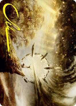 Harness Infinity Art Card (Gold-Stamped Signature) (27) [Strixhaven Art Series]