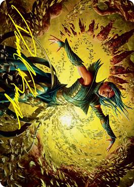 Dragonsguard Elite Art Card (16/81) (Gold-Stamped Signature) [Strixhaven Art Series]
