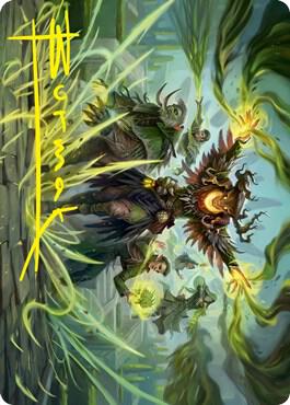 Witherbloom Command Art Card (Gold-Stamped Signature) (45) [Strixhaven Art Series]