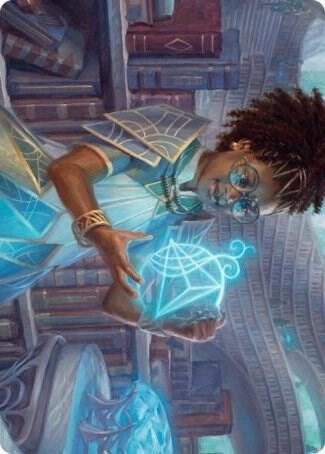Zimone, Quandrix Prodigy Art Card (46) [Strixhaven Art Series]