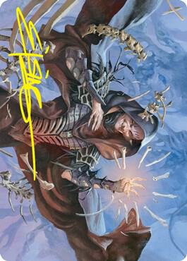 Valentin, Dean of the Vein Art Card (Gold-Stamped Signature) (56) [Strixhaven Art Series]