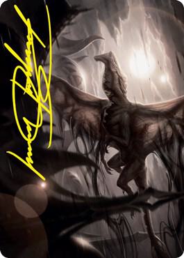 Shadrix Silverquill Art Card (Gold-Stamped Signature) (59) [Strixhaven Art Series]