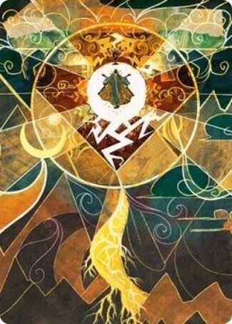 Lightning Bolt Art Card (76) [Strixhaven Art Series]