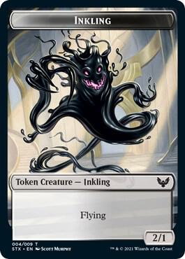 Inkling (4) // Pest (5) Double-Sided Token (4 // 5) [Strixhaven: School of Mages]
