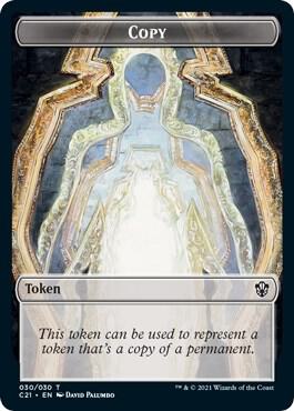 Copy // Construct Double-Sided Token (30 // 23) [Commander 2021]