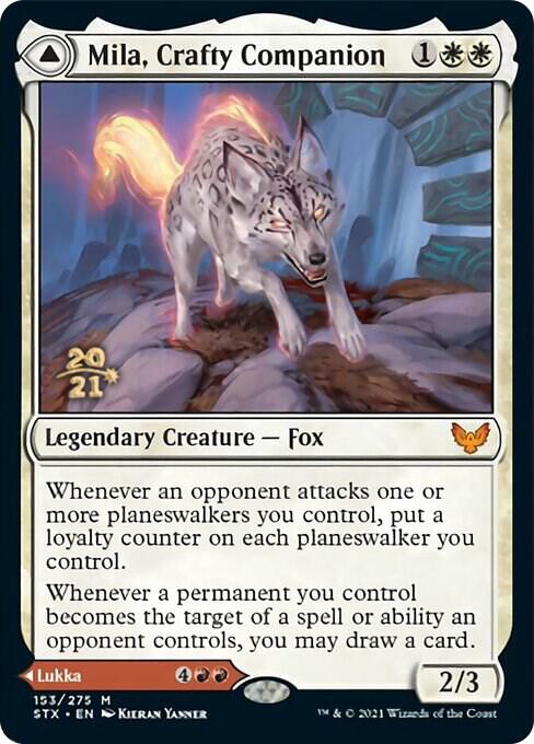 Mila, Crafty Companion (153) [Prerelease Cards]