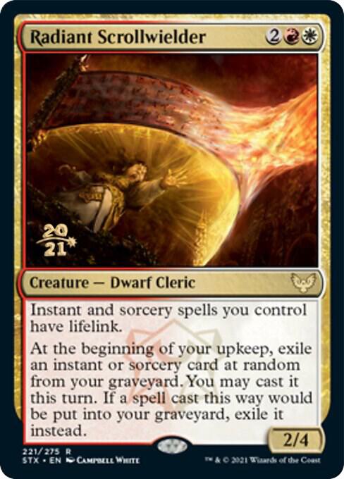 Radiant Scrollwielder (221) [Prerelease Cards]