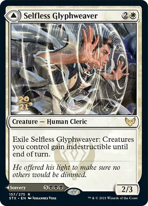 Selfless Glyphweaver (157) [Prerelease Cards]