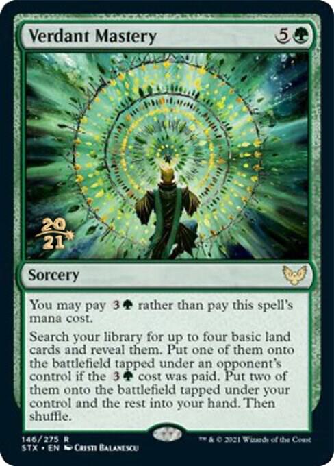 Verdant Mastery (146) [Prerelease Cards]