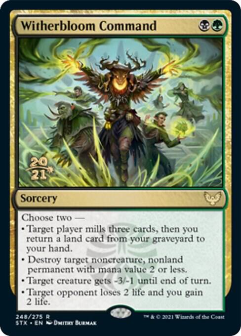 Witherbloom Command (248) [Prerelease Cards]