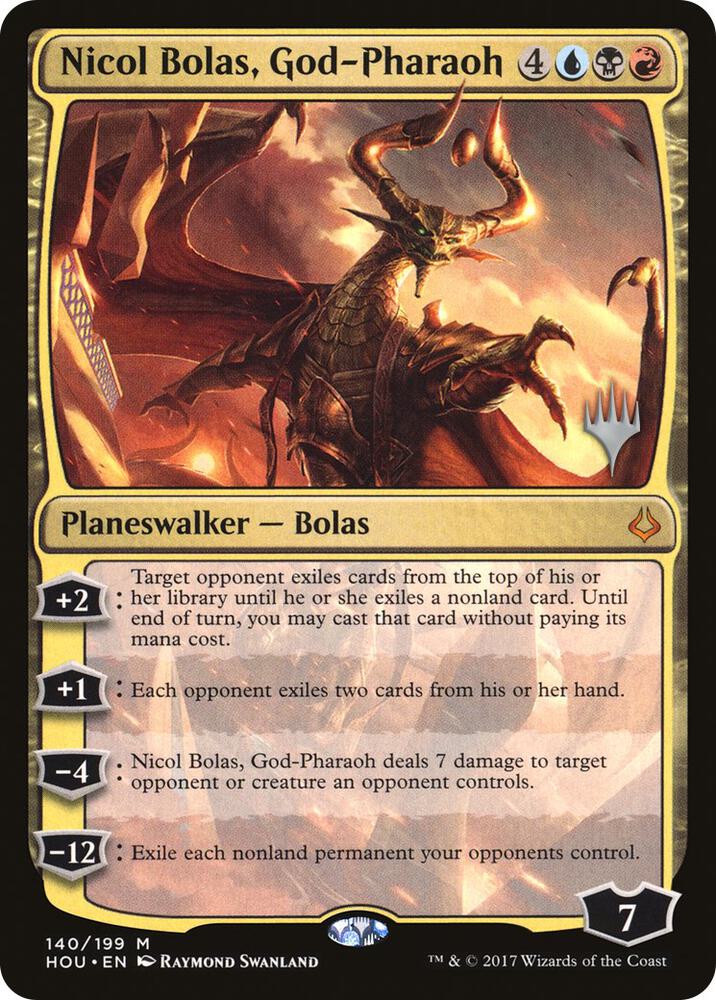 Nicol Bolas, God-Pharaoh (140) [Strixhaven: School of Mages Promos]