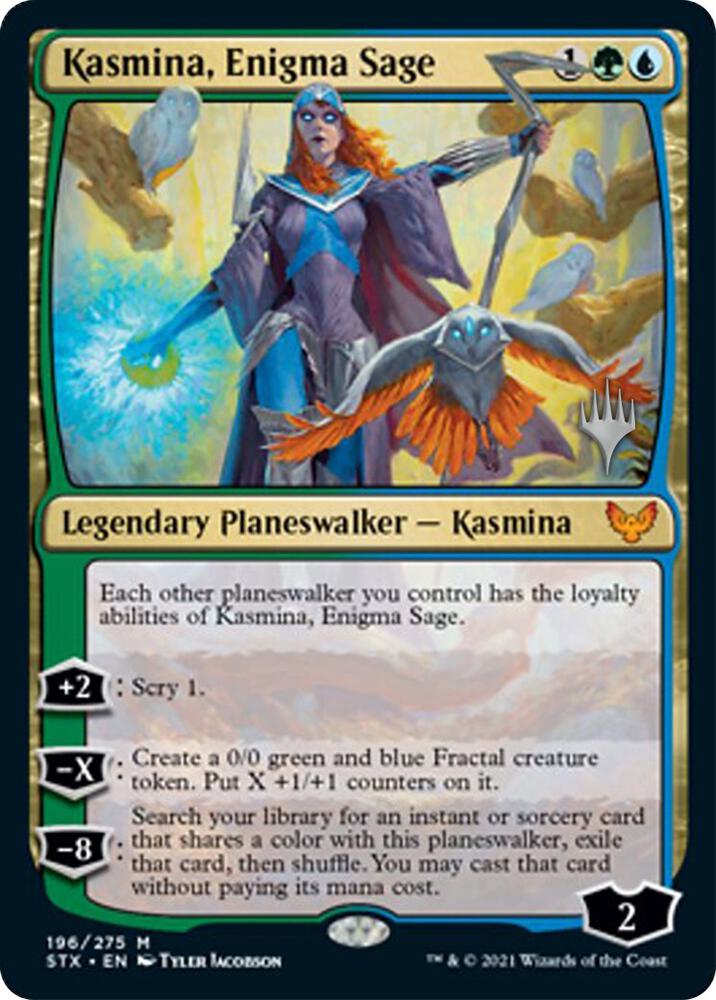 Kasmina, Enigma Sage (196) [Strixhaven: School of Mages Promos]