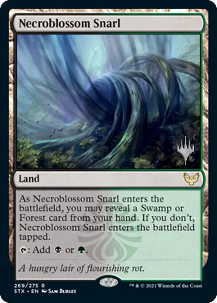 Necroblossom Snarl (269) [Strixhaven: School of Mages Promos]