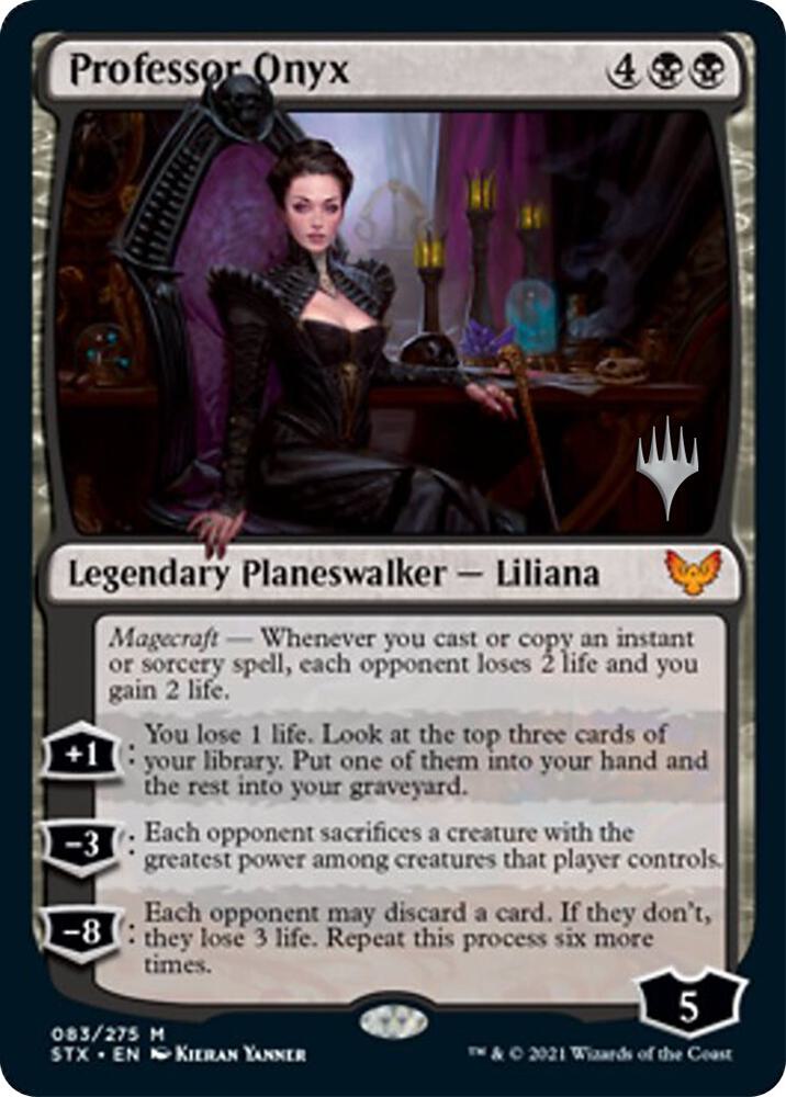 Professor Onyx (83) [Strixhaven: School of Mages Promos]