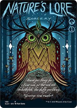 Nature's Lore (189) [Secret Lair Drop] [Borderless]