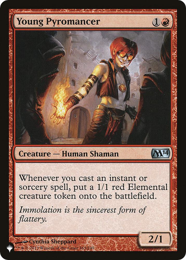 Young Pyromancer (M14) (163/249) [The List]