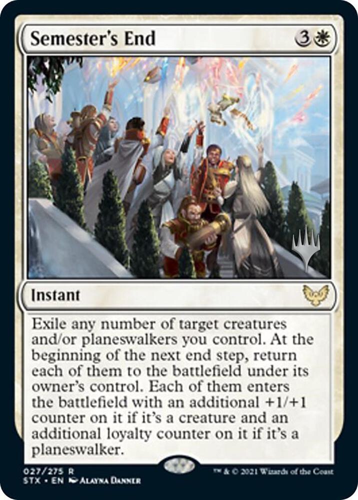 Semester's End (27) [Strixhaven: School of Mages Promos]