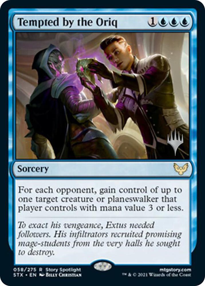 Tempted by the Oriq (58) [Strixhaven: School of Mages Promos]