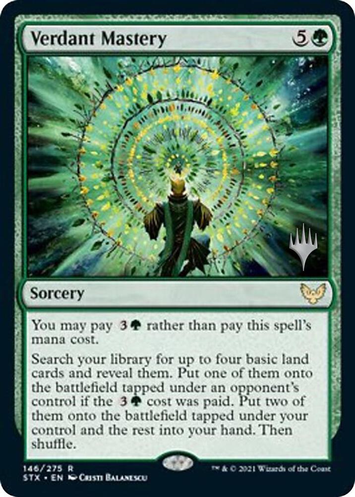 Verdant Mastery (146) [Strixhaven: School of Mages Promos]
