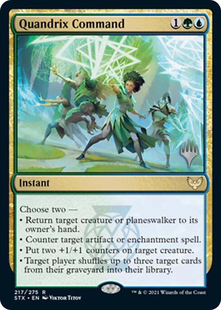 Quandrix Command (217) [Strixhaven: School of Mages Promos]
