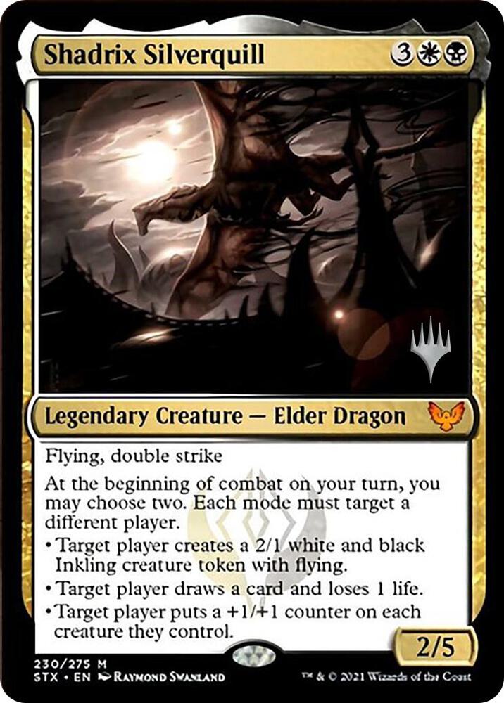 Shadrix Silverquill (230) [Strixhaven: School of Mages Promos]