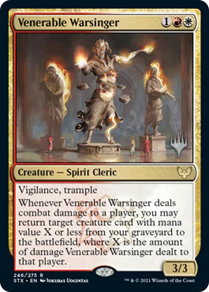 Venerable Warsinger (246) [Strixhaven: School of Mages Promos]