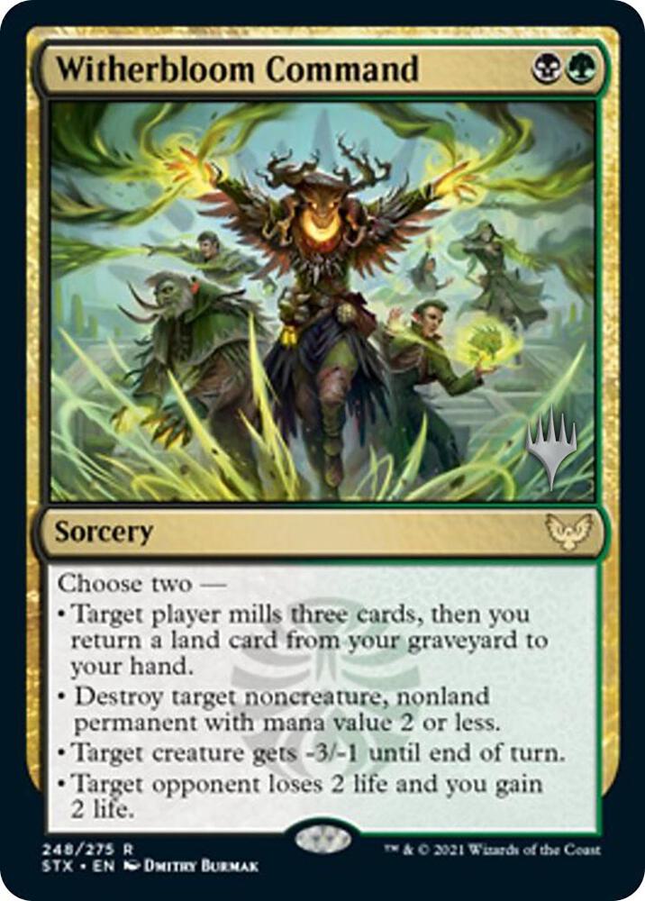 Witherbloom Command (248) [Strixhaven: School of Mages Promos]